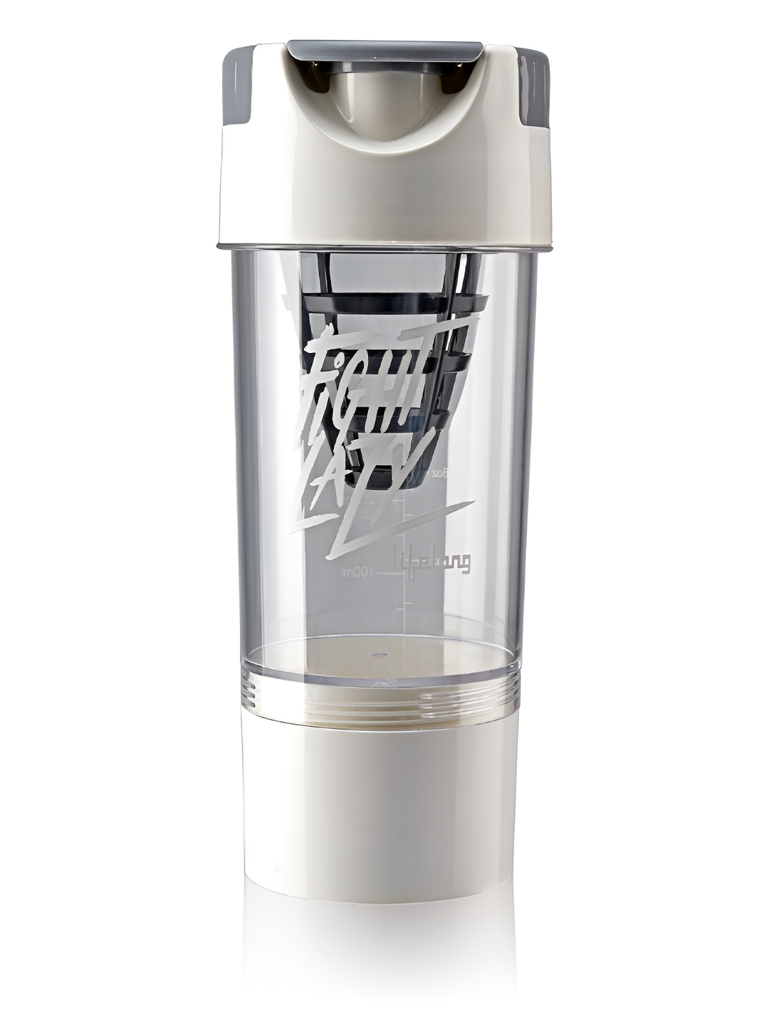 

Lifelong White & Transparent Printed Water Bottle 500ml