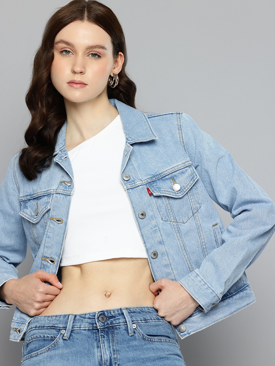 

Levis Pure Cotton Denim Jacket, Blue