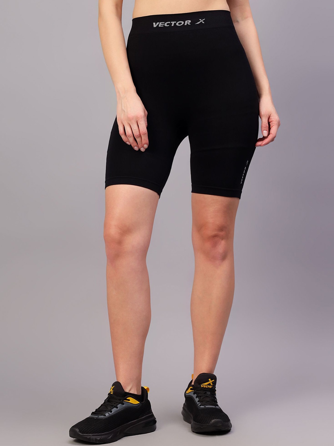 

VECTOR X Women Dry Fit Gym Tights, Black