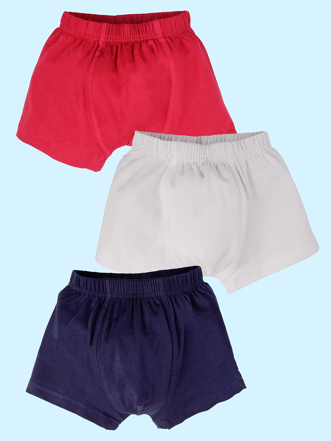 

KiddoPanti Pack Of 3 Boys Boxer Shorts, Red