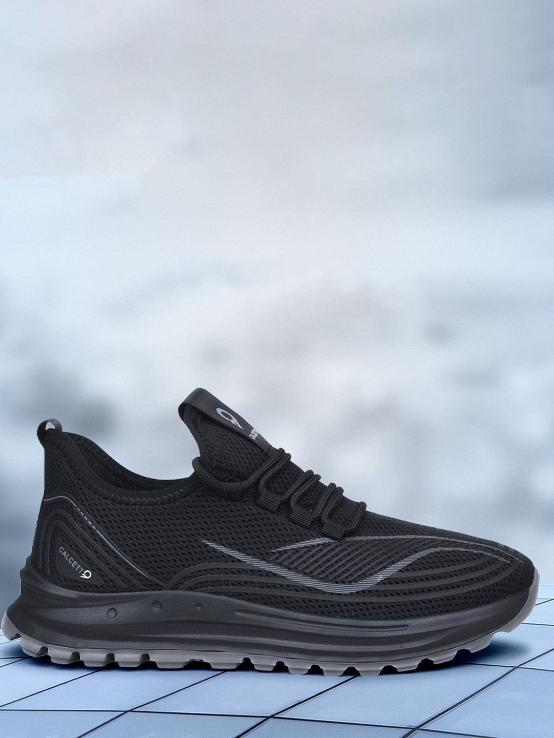 

Calcetto CLT-1020 Men Comfort Insole Sneakers, Black