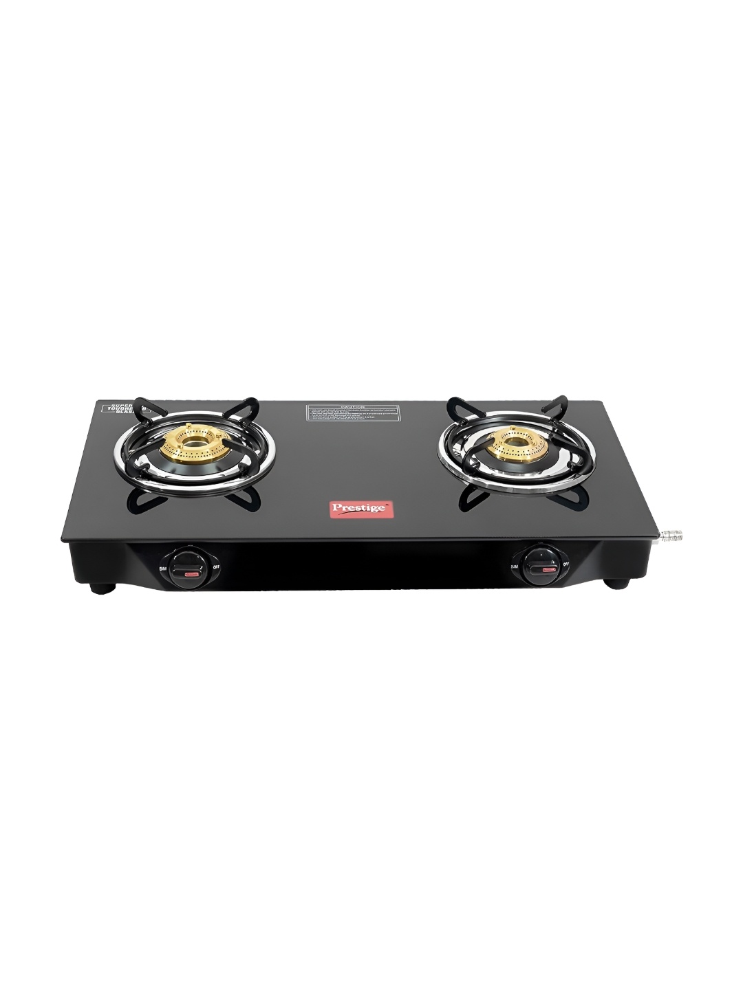 

Prestige Black Superme 2B Toughned Glass 2 Burners Top Gas Stove