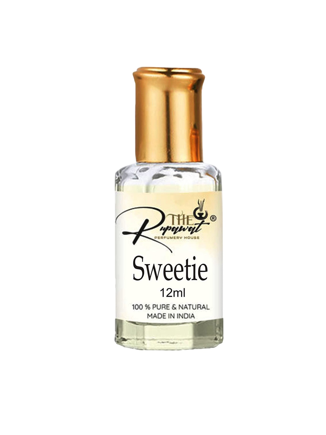 

THE RUPAWAT Perfumery House Sweetie 100% Pure & Natural Alcohol-Free Attar - 12 ml, Transparent