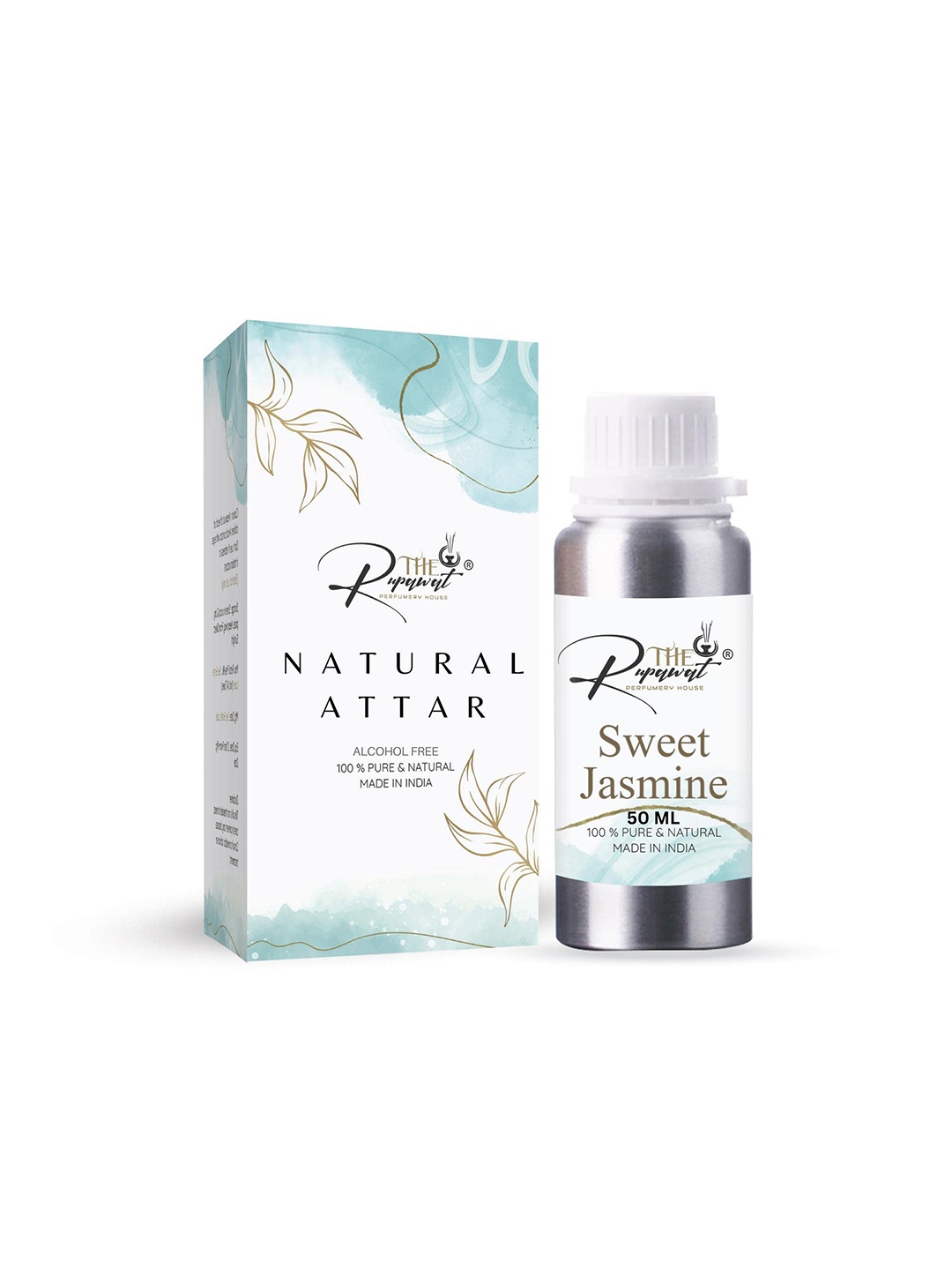 

THE RUPAWAT Perfumery House Showy Jasmine Attar - 50 ml, Transparent