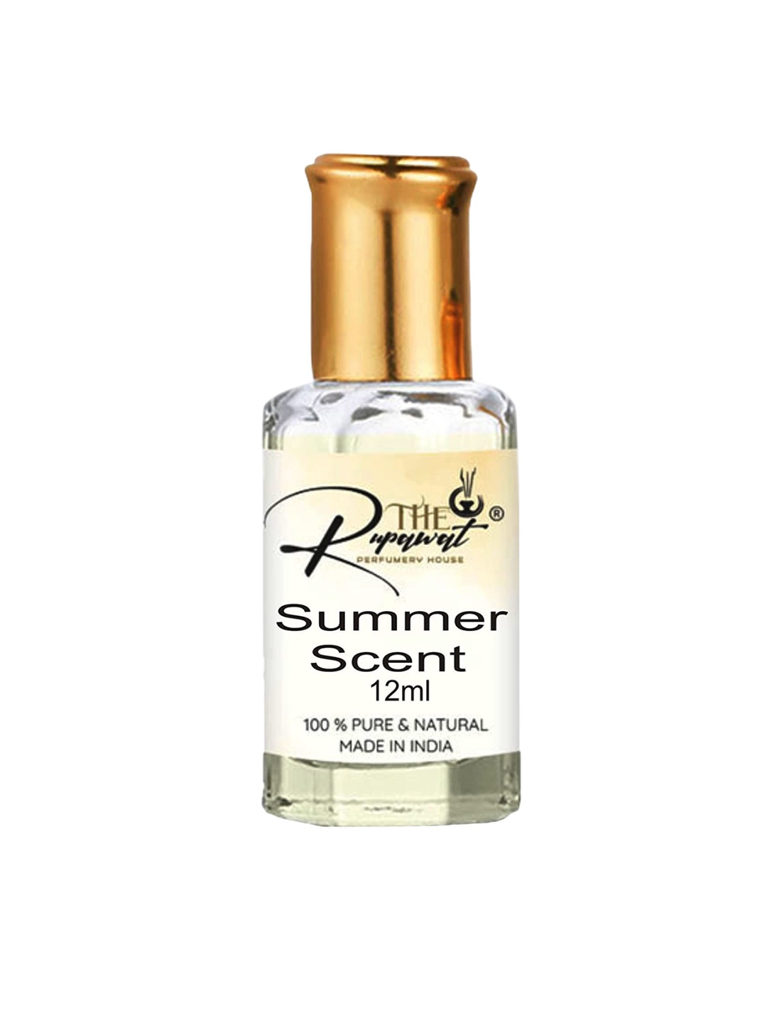 

THE RUPAWAT Perfumery House Summer Scent Natural & Alcohol Free Attar - 12 ml, Transparent