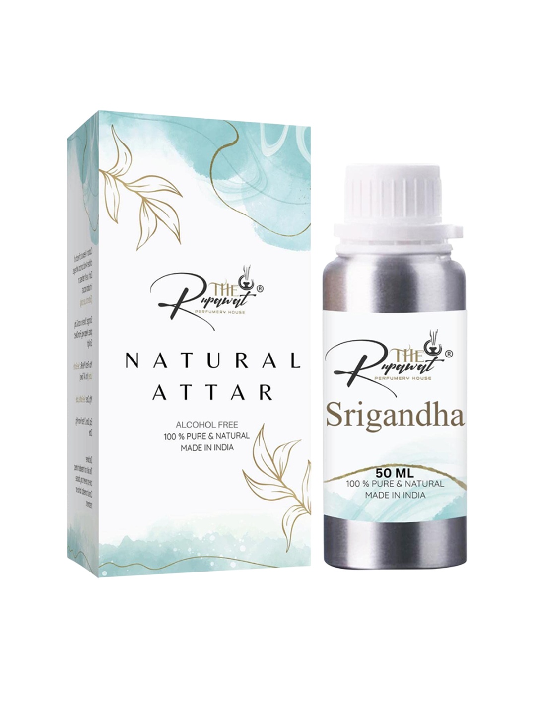 

THE RUPAWAT Perfumery House Srigandha Natural & Alcohol-Free Attar - 50 ml, Transparent