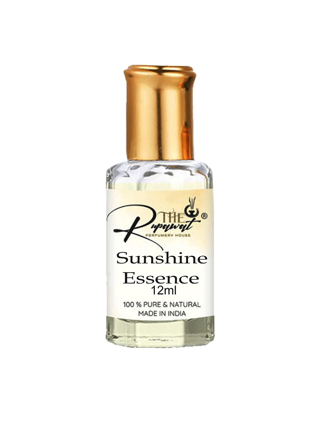 

THE RUPAWAT Perfumery House Sunshine Essence Natural & Alcohol Free Attar - 12 ml, Transparent