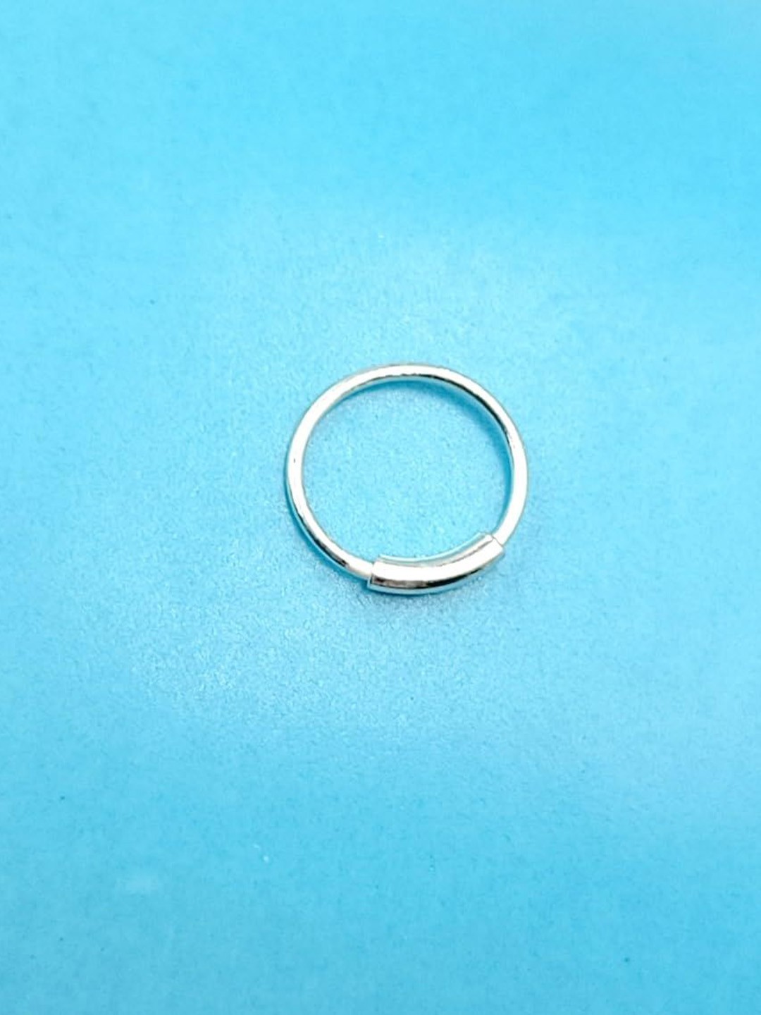 

AMONROO 925 Sterling Silver Rhodium-Plated Ring Nosepin