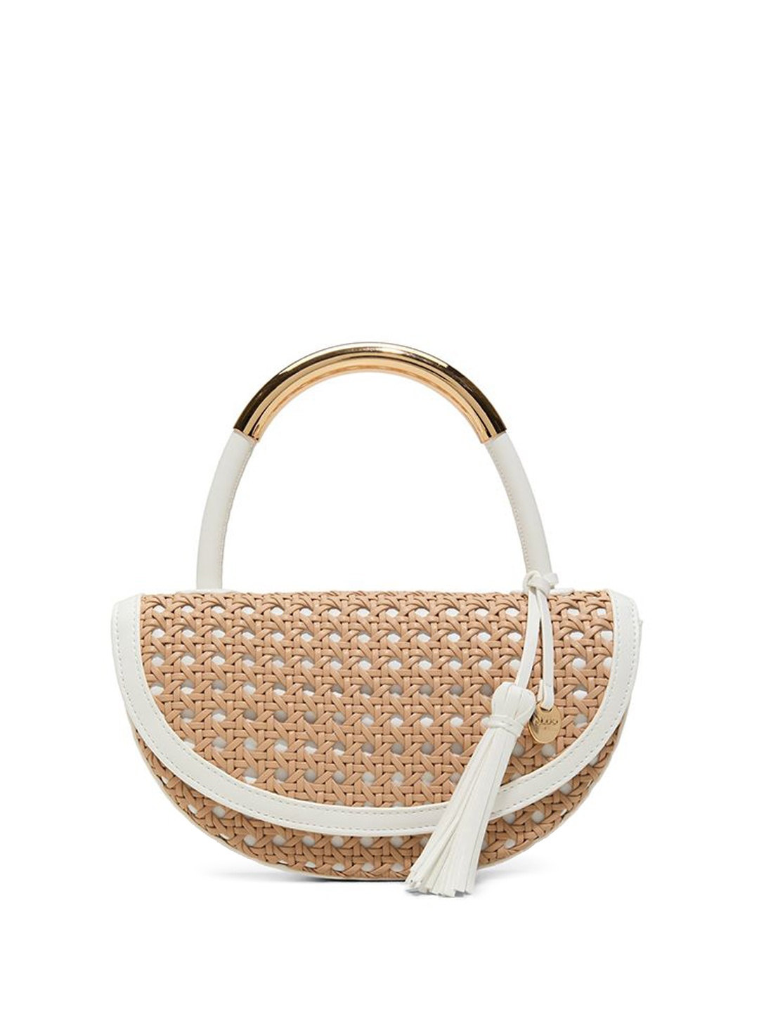 

ALDO Women ARINELLA Textured Bucket Leather Handheld Bag, Brown