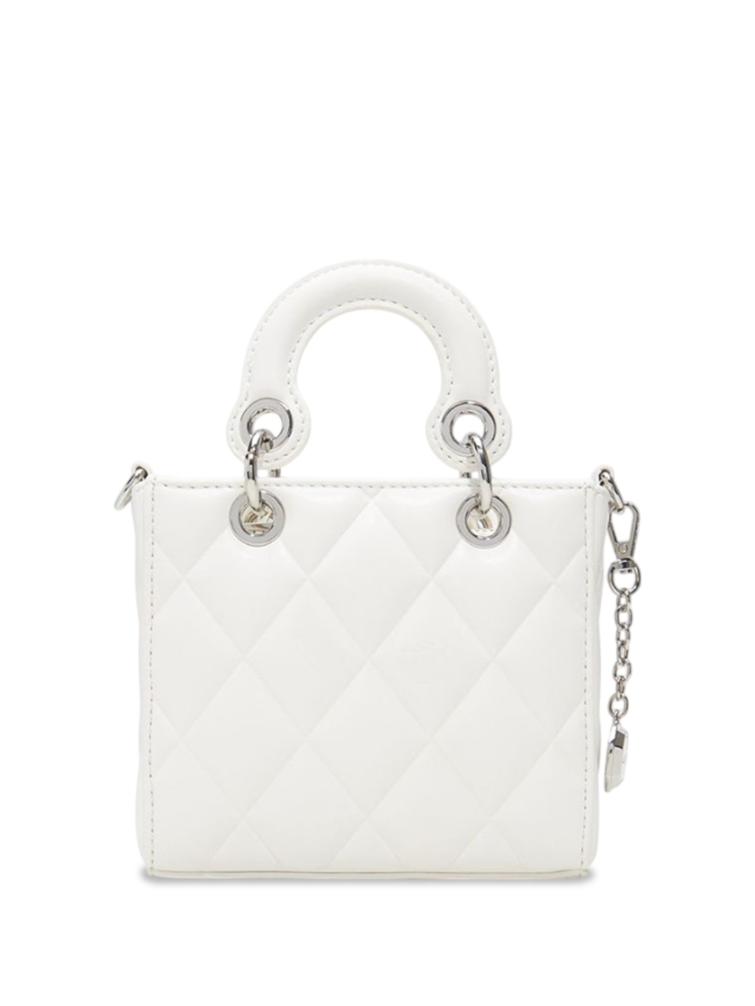 

ALDO Women SUNBLING Solid Structured Handheld Bag, White