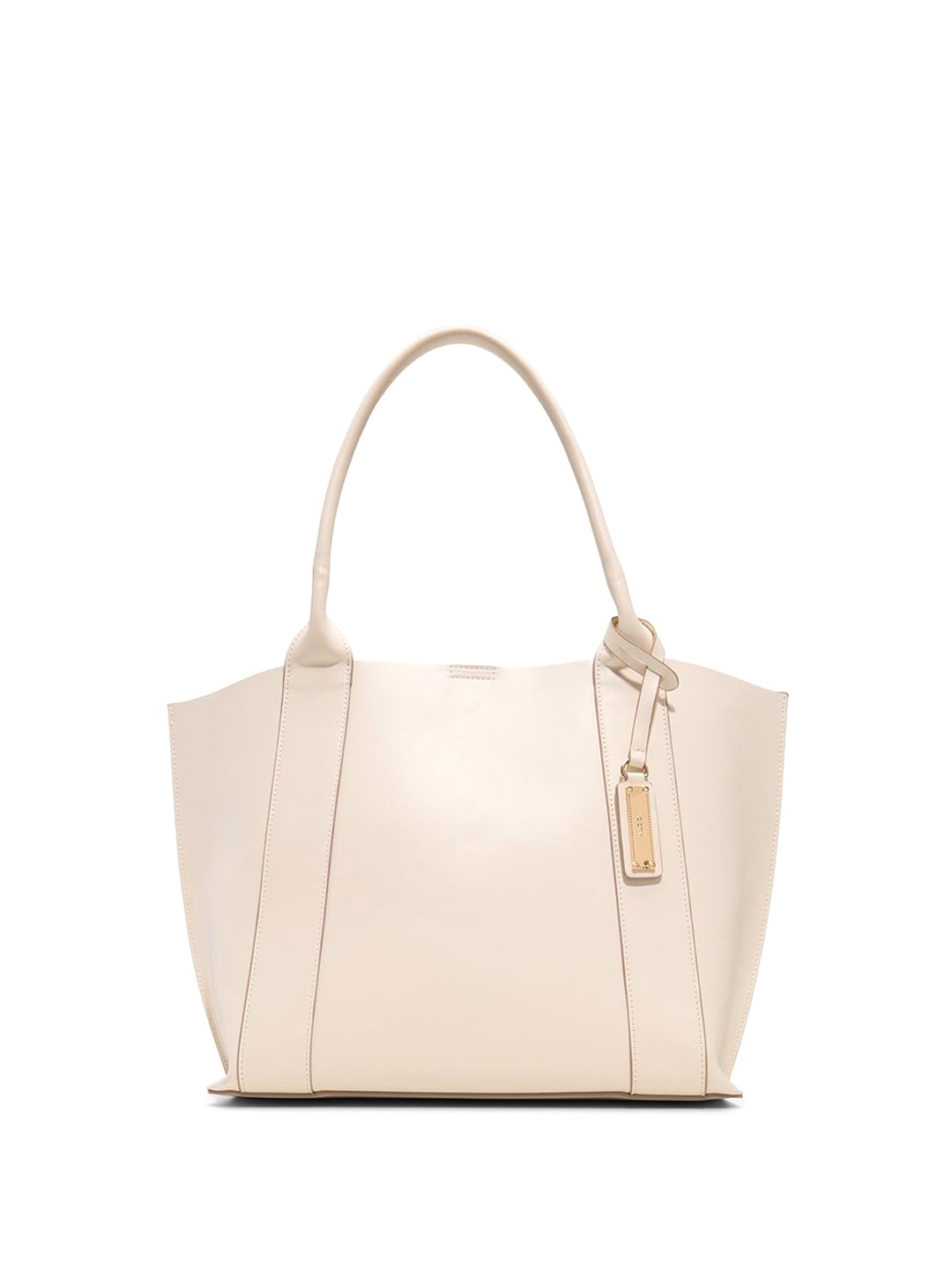 

ALDO Women SPLISH Solid Shopper Tote Bag, Beige