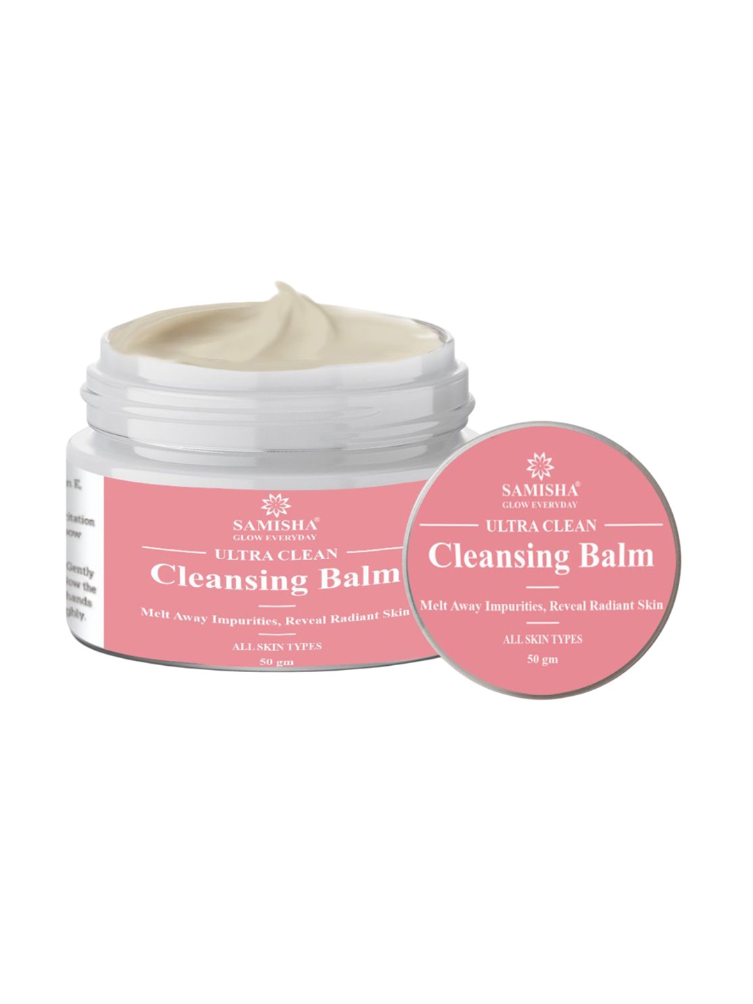 

SAMISHA Ultra Clean Cleansing Waterproof Makeup Removal Balm With Vitamin E - 50 g, Yellow