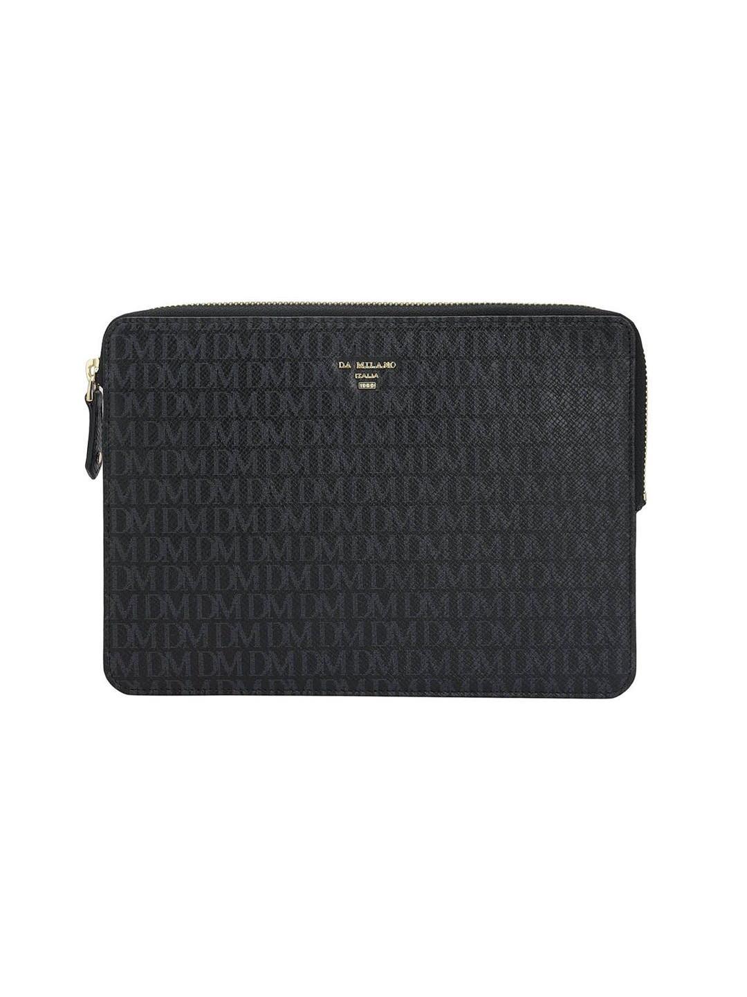 

Da Milano Women Typography Printed Pouch Travel Accessory, Black