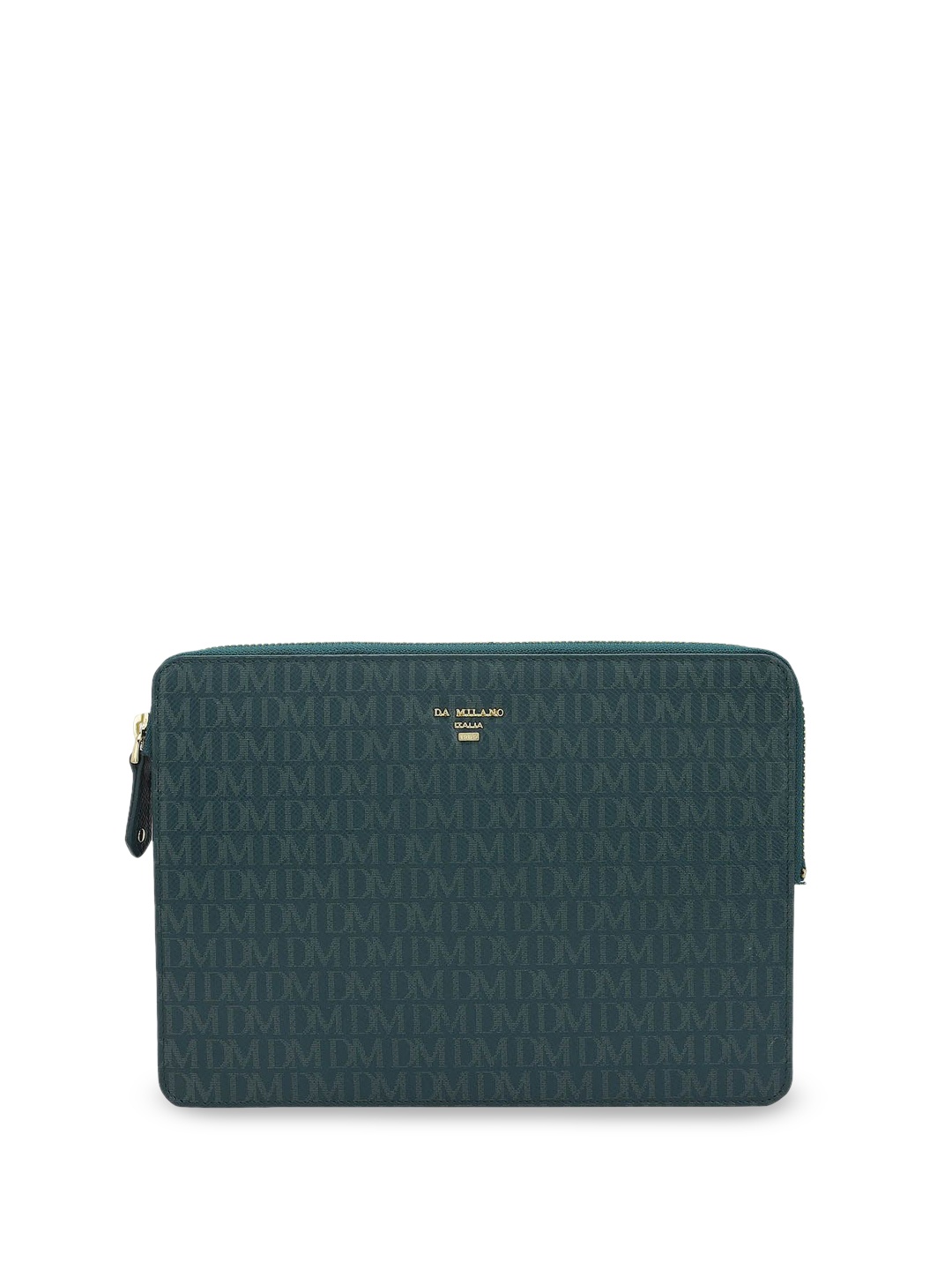 

Da Milano Women Typography Printed Pouch Travel Accessory, Green