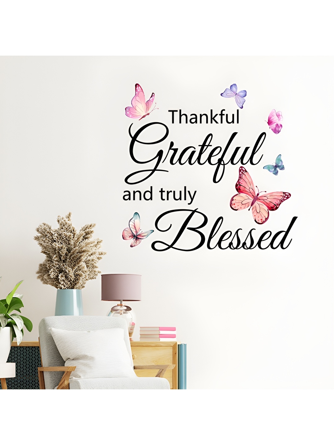 

Jaamso Royals Black & Pink Printed Waterproof Heat Resistant Self Adhesive Wall Sticker