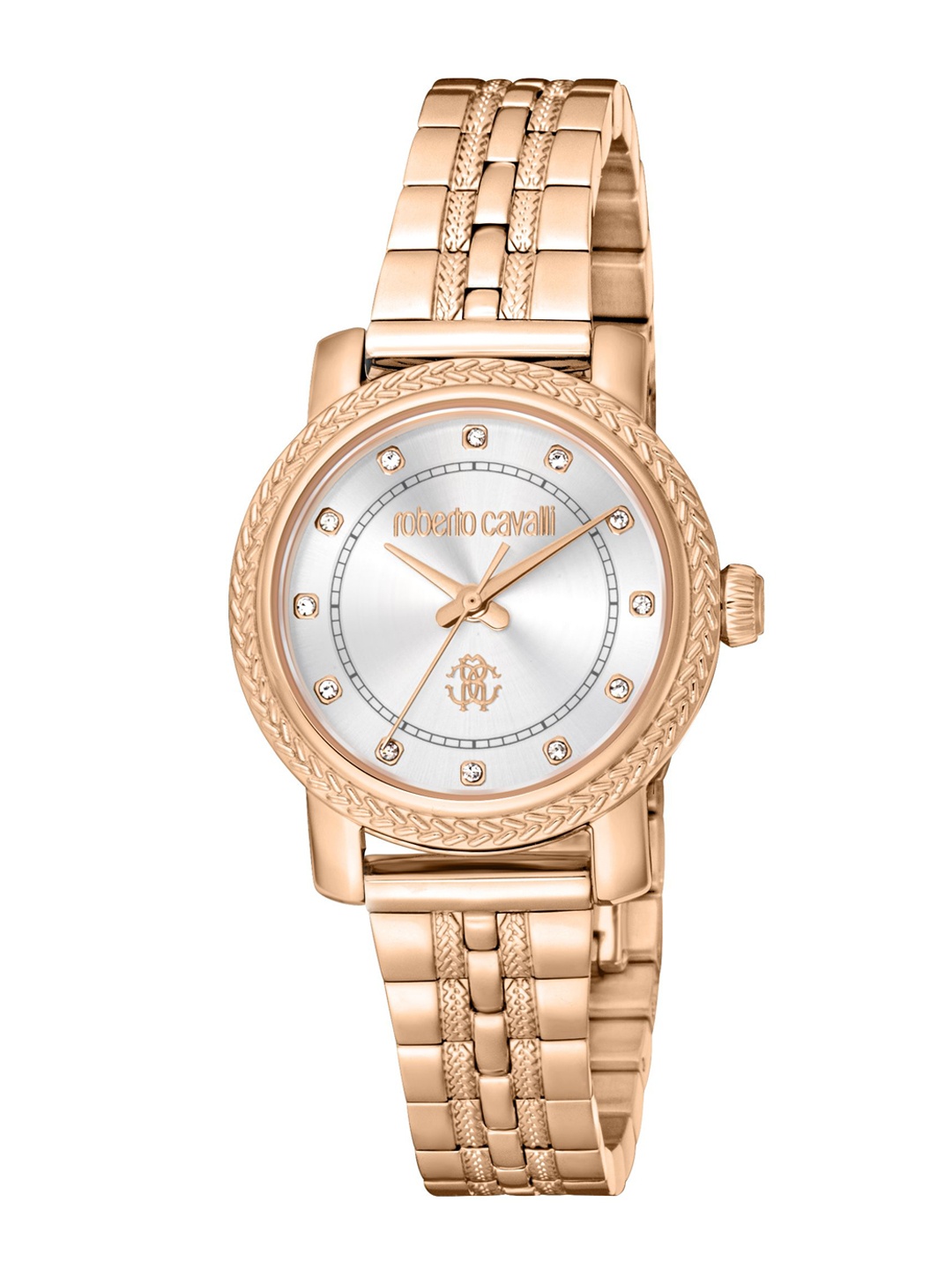 

Roberto Cavalli Women Dial & Bracelet Style Analogue Automatic Watch RC5L058M0065, White