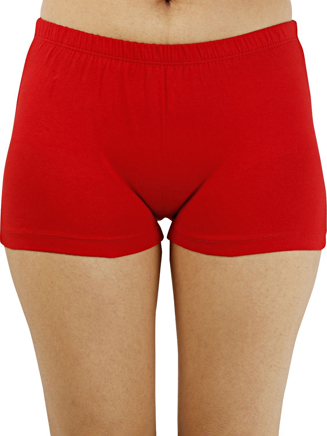 

Diving Deep Women Cotton Boy Shorts Briefs, Red