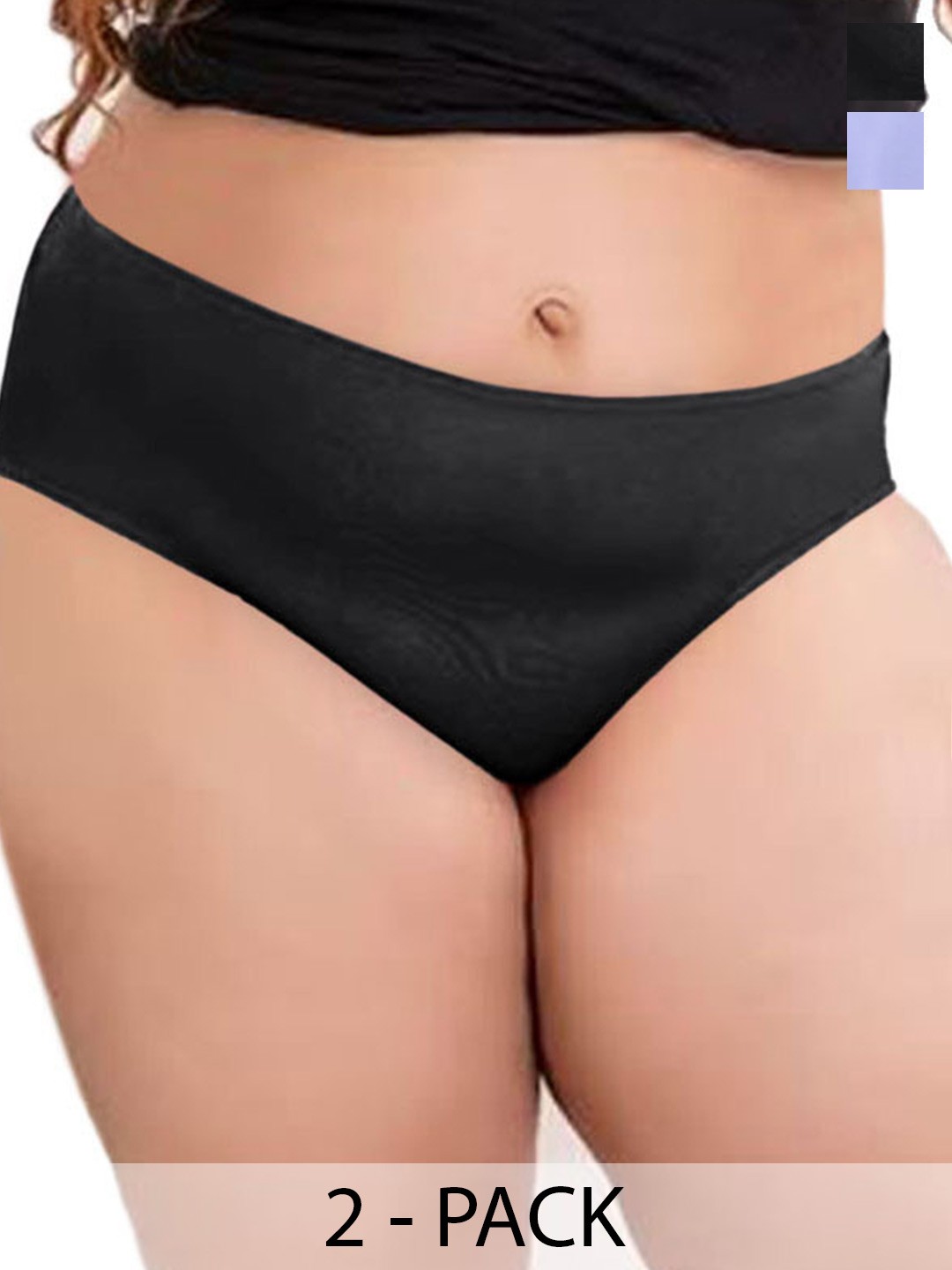 

Diving Deep Pack of 2 Cotton Hipster Briefs, Lavender