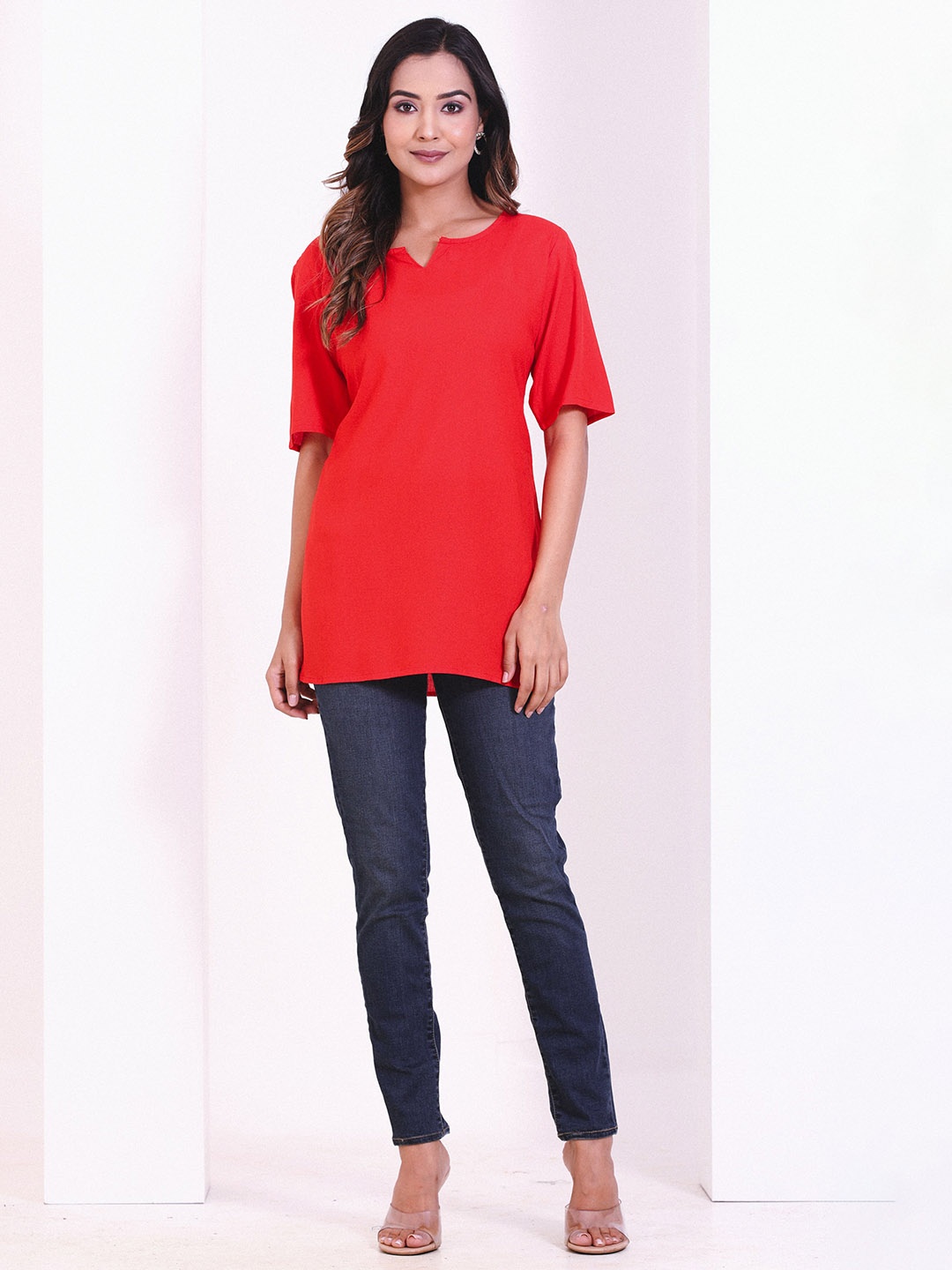 

Intizer Women Kurta, Red