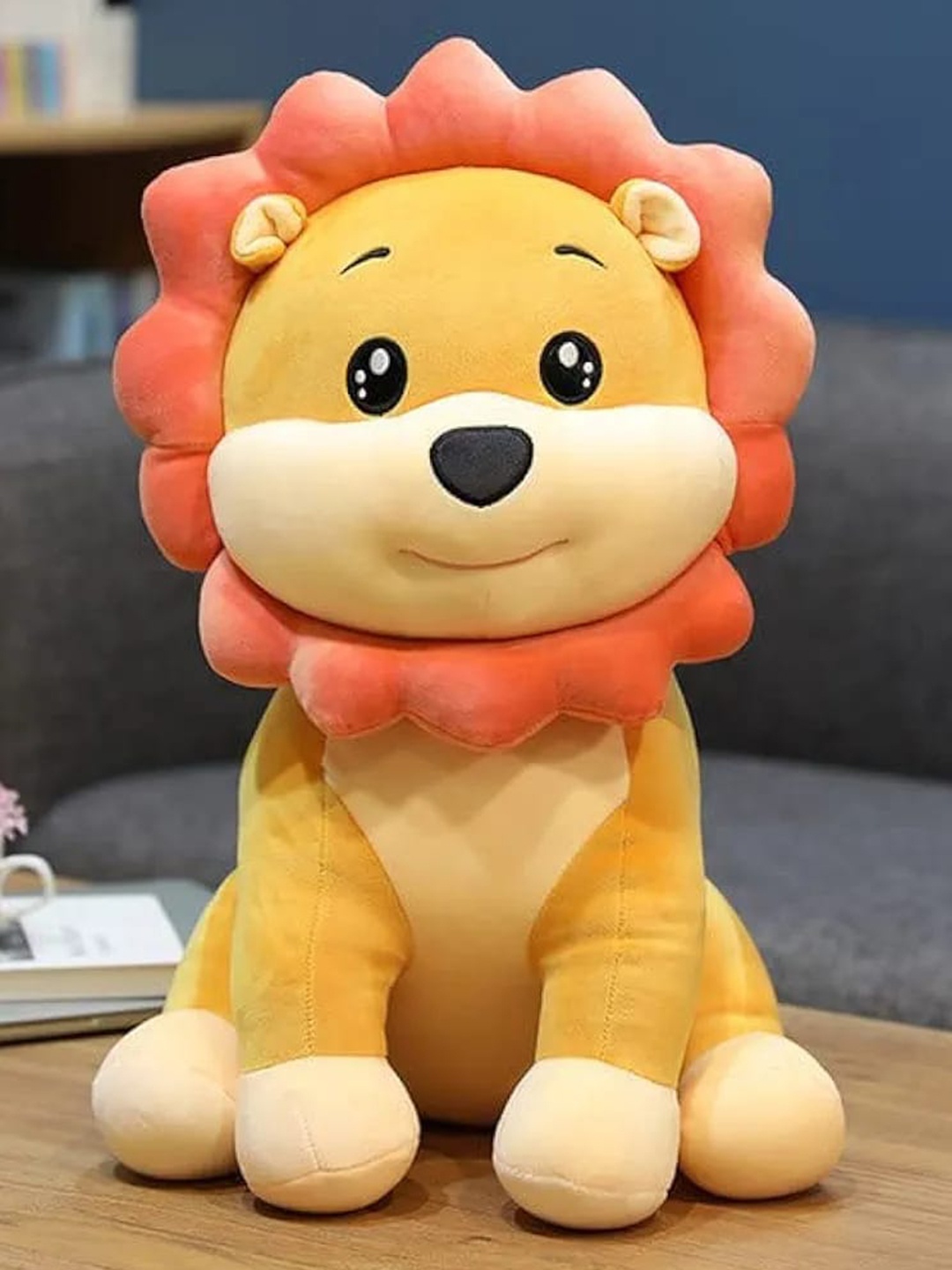 

VHE VERA CREATION Cute Sunflower Lion Soft Toy, Yellow