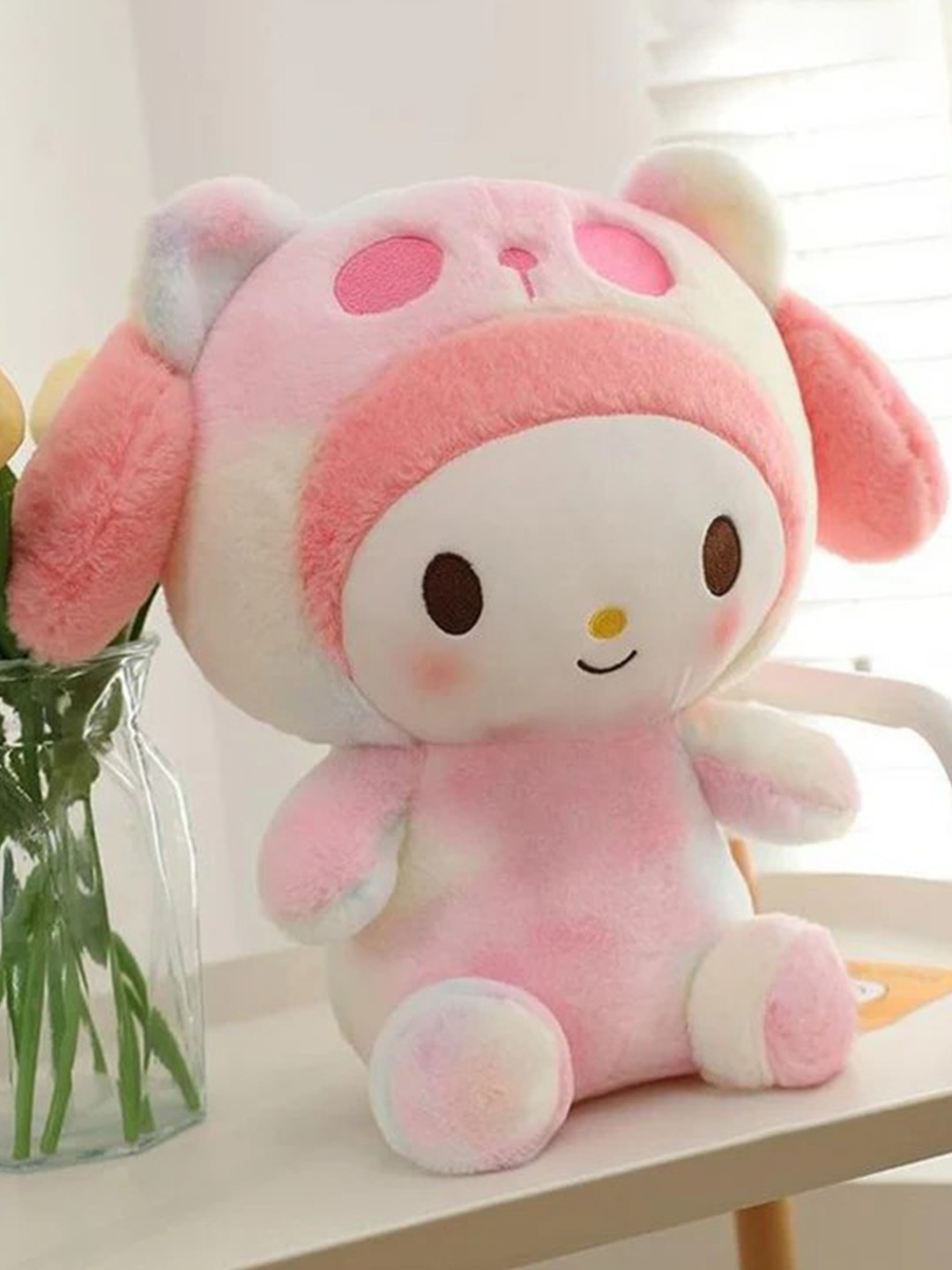 

VHE VERA CREATION Kuromi Melody Plush Non-Allergic Soft Toy and Dolls, Pink