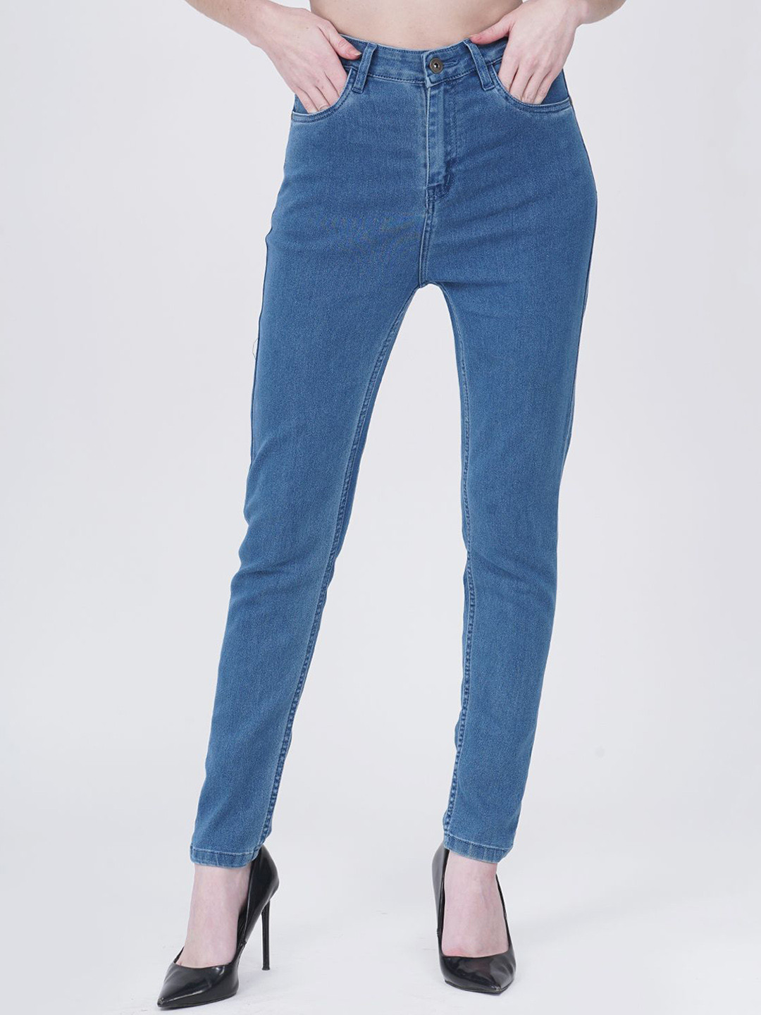 

COSMIC Women Skinny Fit Jeans, Blue