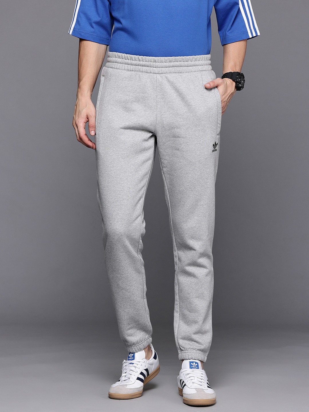

ADIDAS Originals Men ESS PT Slim Fit Joggers, Grey