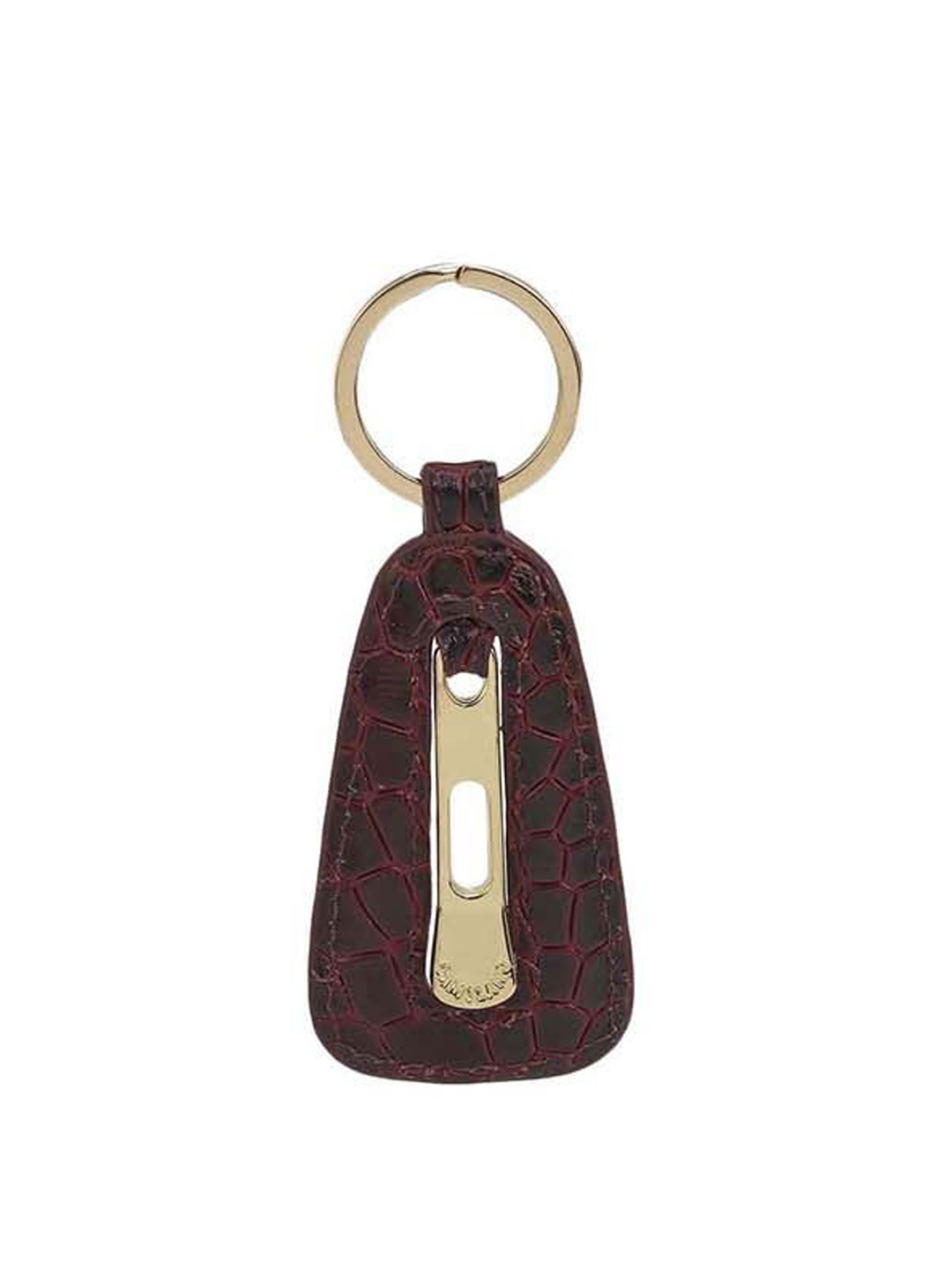 

Da Milano Genuine Leather Key Chain, Burgundy