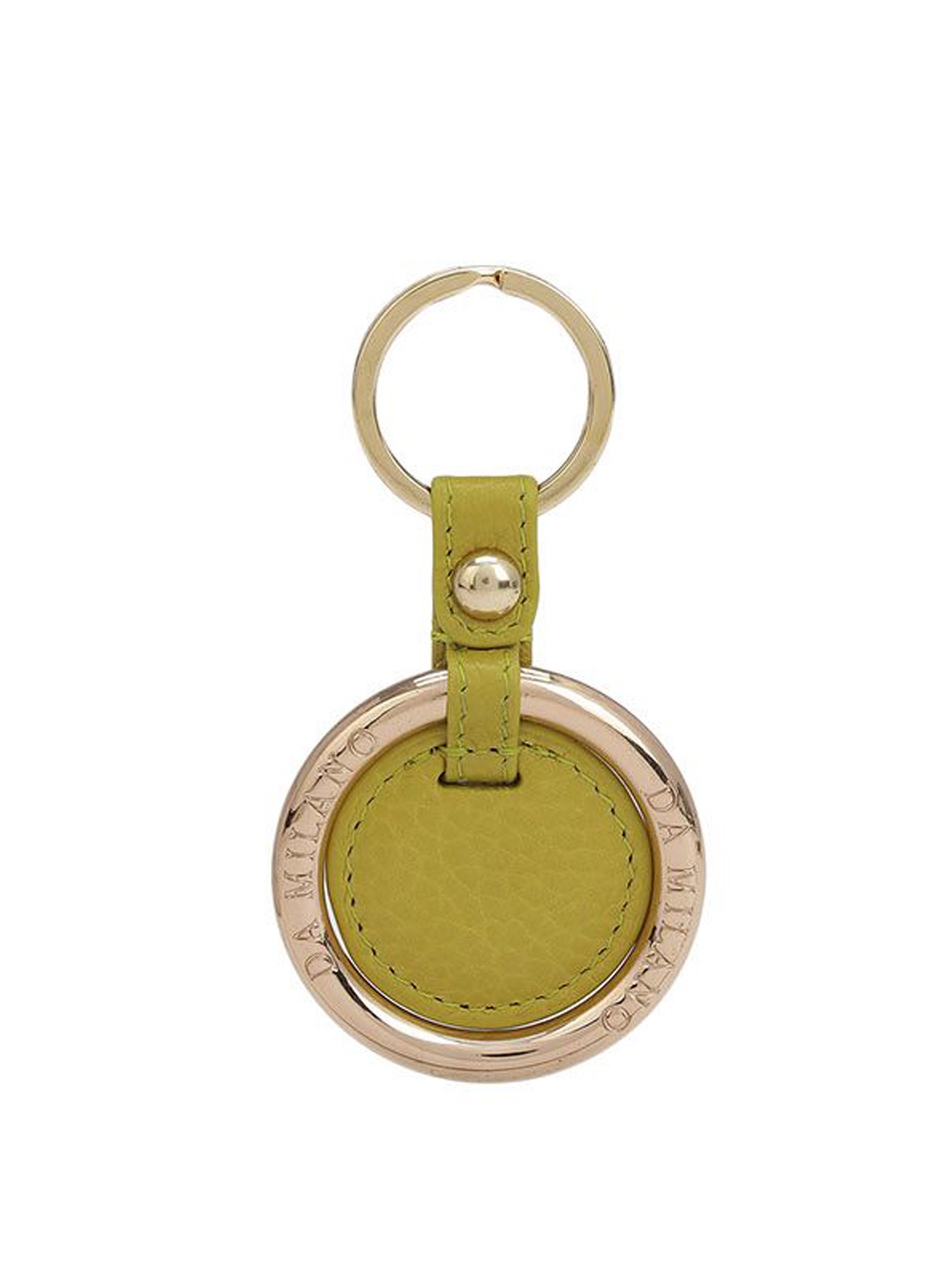 

Da Milano Textured Key Chain, Green