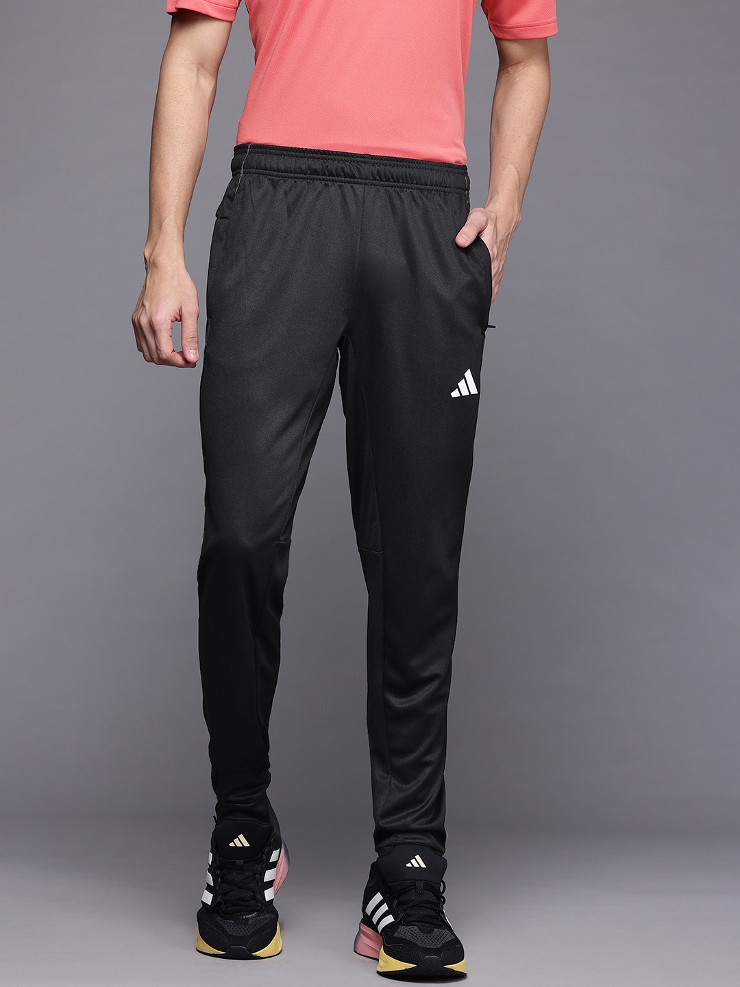 

ADIDAS Men Essentials Camo Training Track Pants, Black