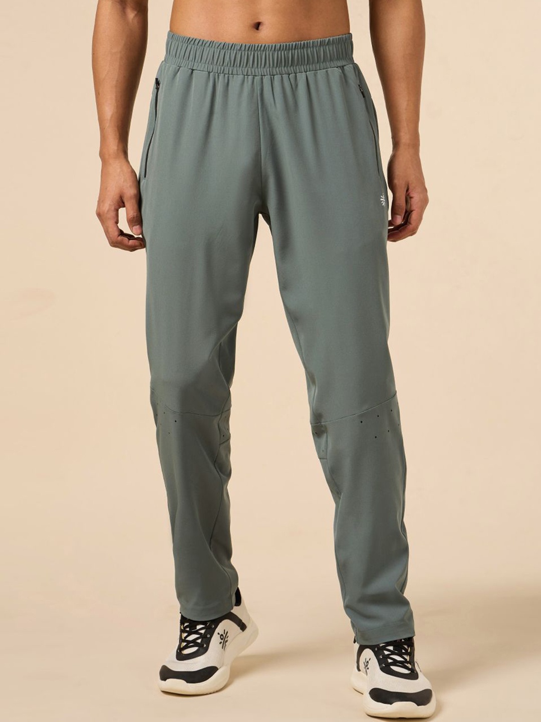 

CULT Men's Olive High Flex Training Performance Pants