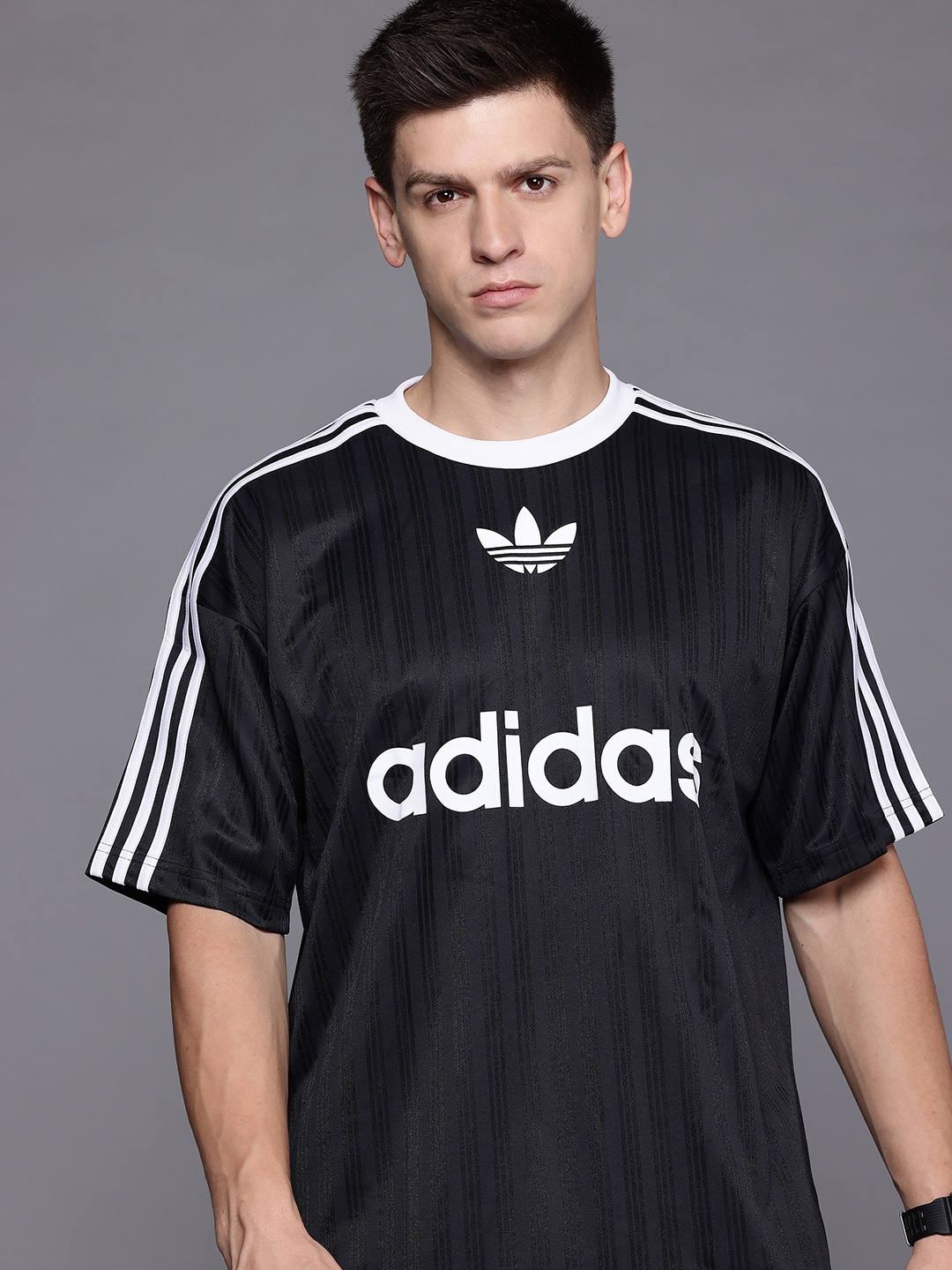 

ADIDAS Originals Adicolor Brand Logo Print T-shirt, Black