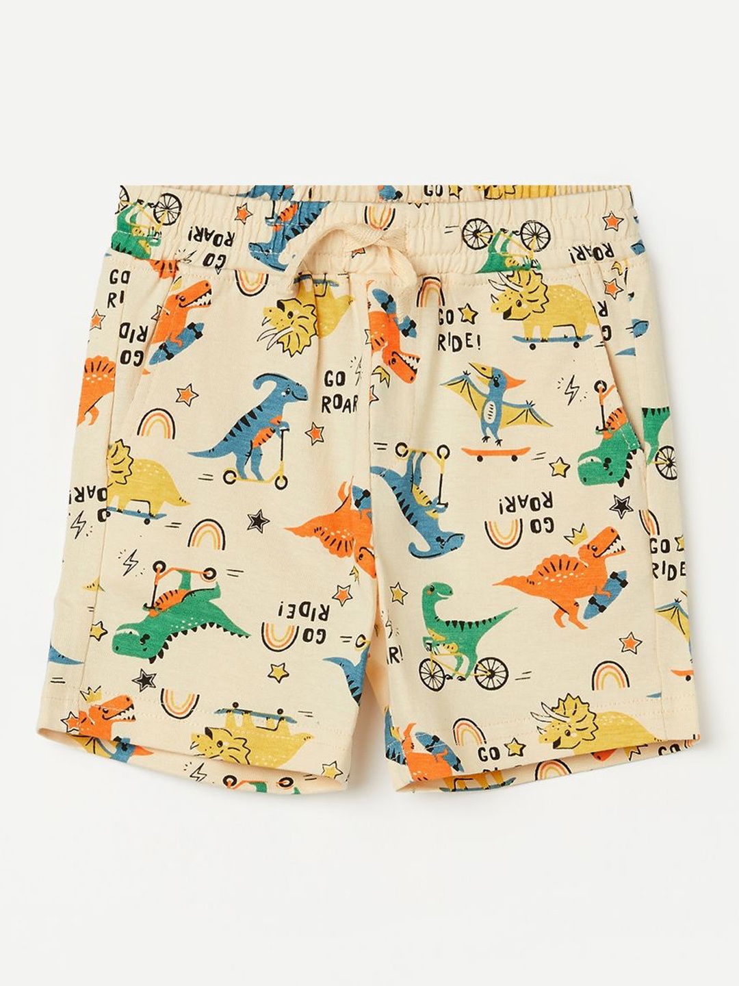 

Juniors by Lifestyle Boys Cotton Printed Core Shorts, Yellow