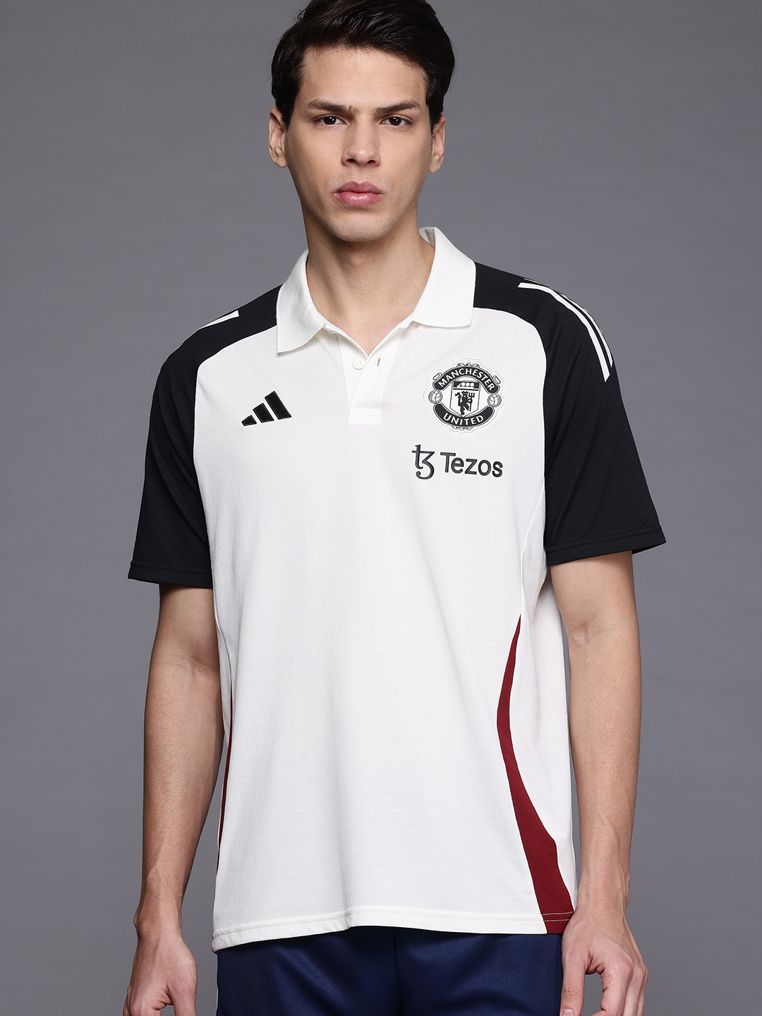 

ADIDAS Manchester United Tiro 24 Polo T-shirt, White
