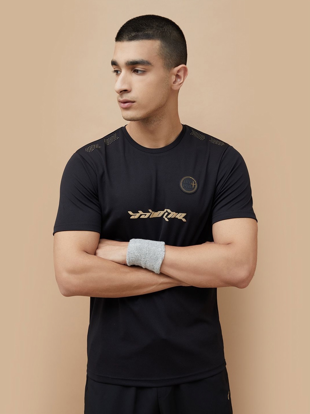 

Fame Forever by Lifestyle Men Abstract Printed Round Neck T-shirt, Black
