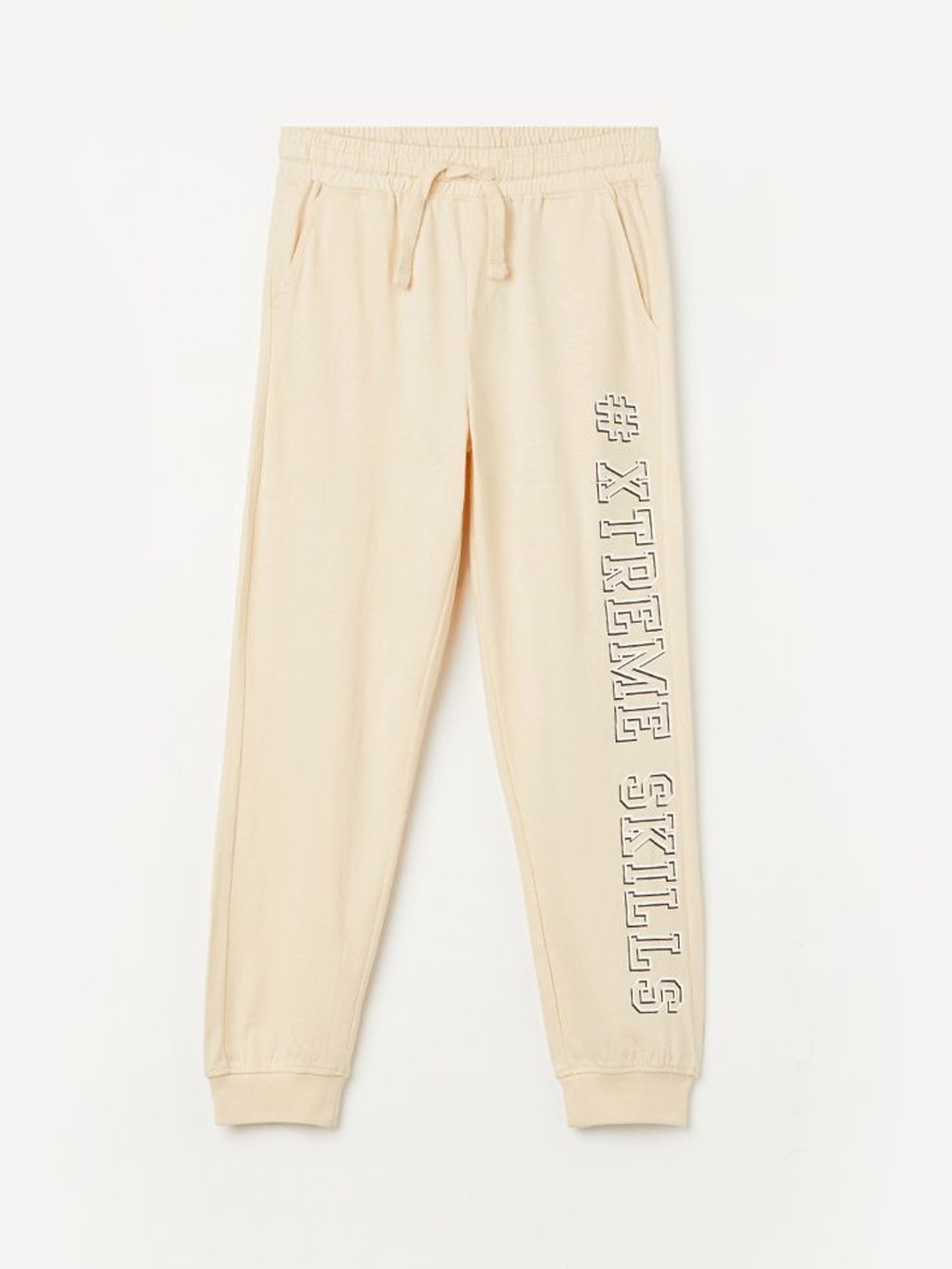 

Fame Forever by Lifestyle Boys Cotton Regular Fit Joggers, Beige