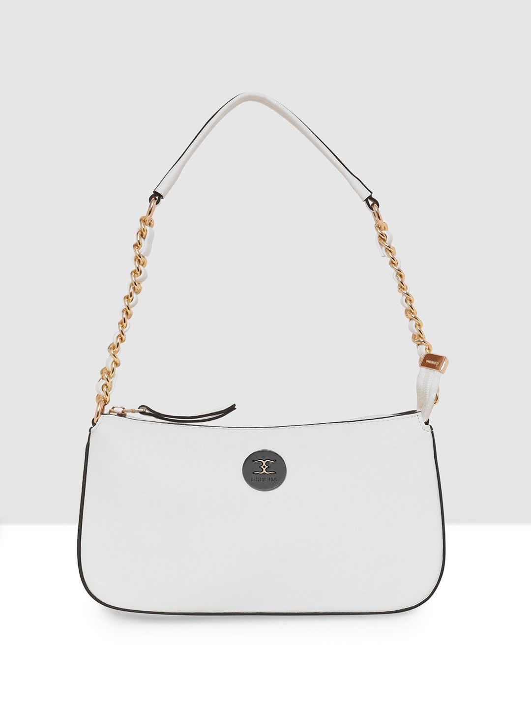 

ESBEDA Women Solid Structured Shoulder Bag, White