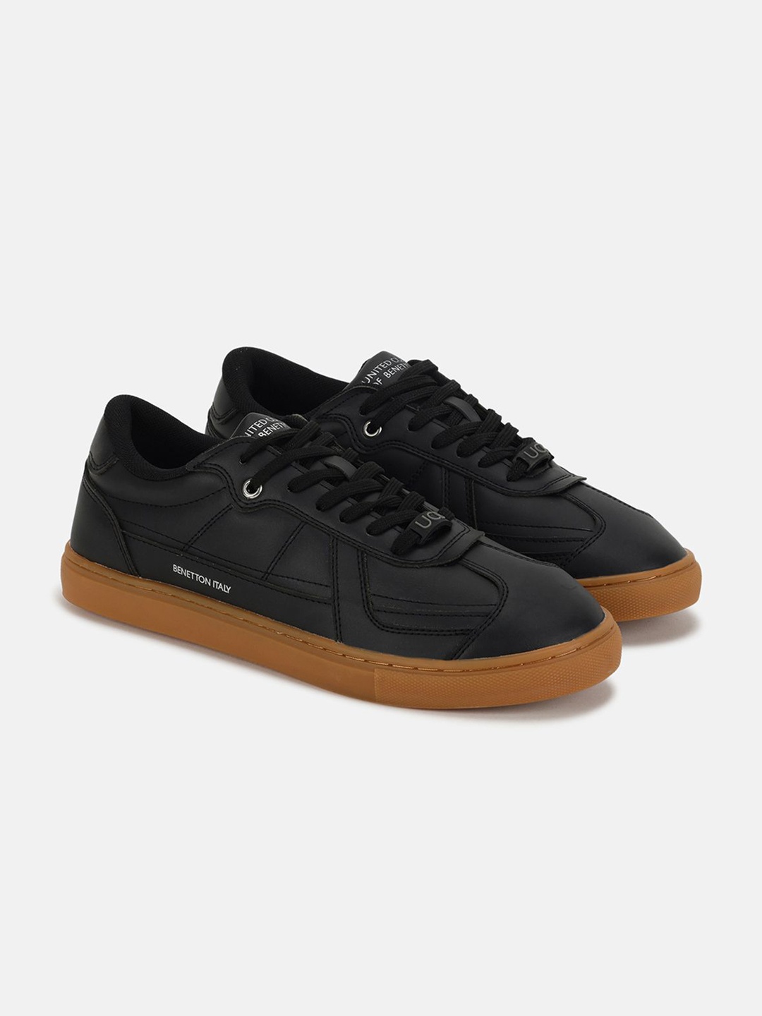 

United Colors of Benetton Men Lace-Ups Sneakers, Black