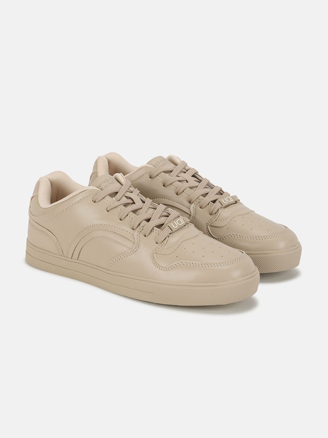 

United Colors of Benetton Men Lace - Ups Sneakers, Beige
