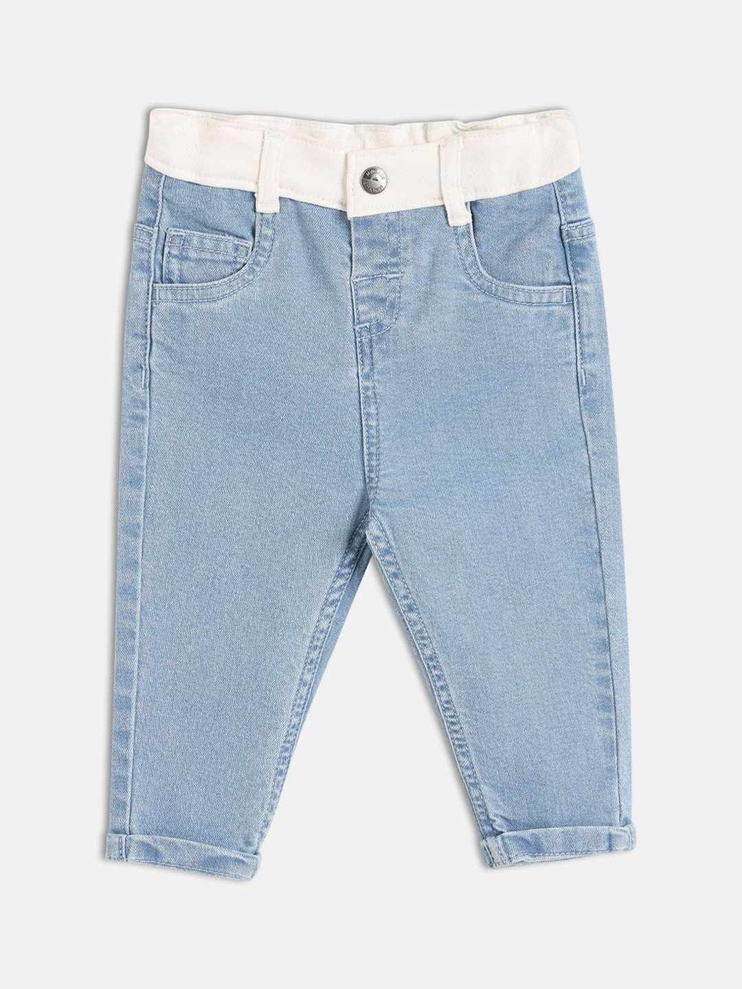 

MINI KLUB Boys Mid-Rise Regular Fit Jeans, Blue