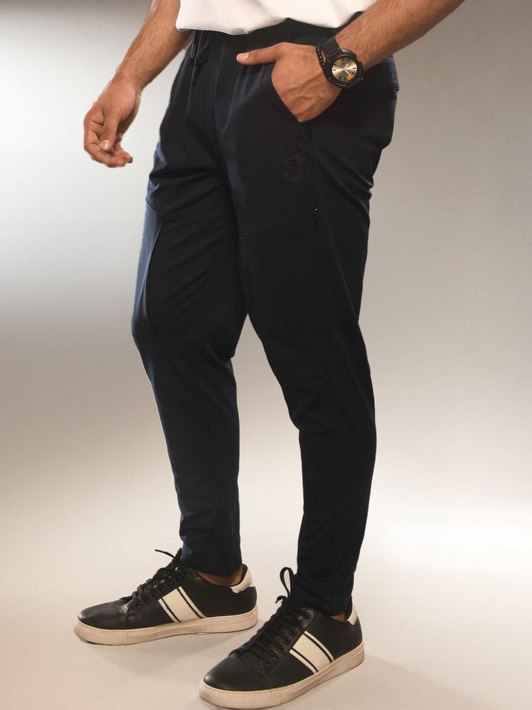 

Supa Men Moisture Wicking Joggers, Navy blue
