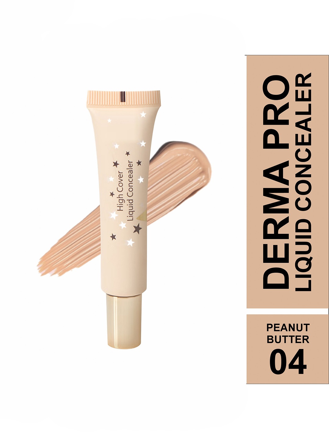 

TEEN TEEN COSMETICS Derma Pro Liquid Concealer Hide Pigmentation - 10 g Peanut-Butter 04, Beige