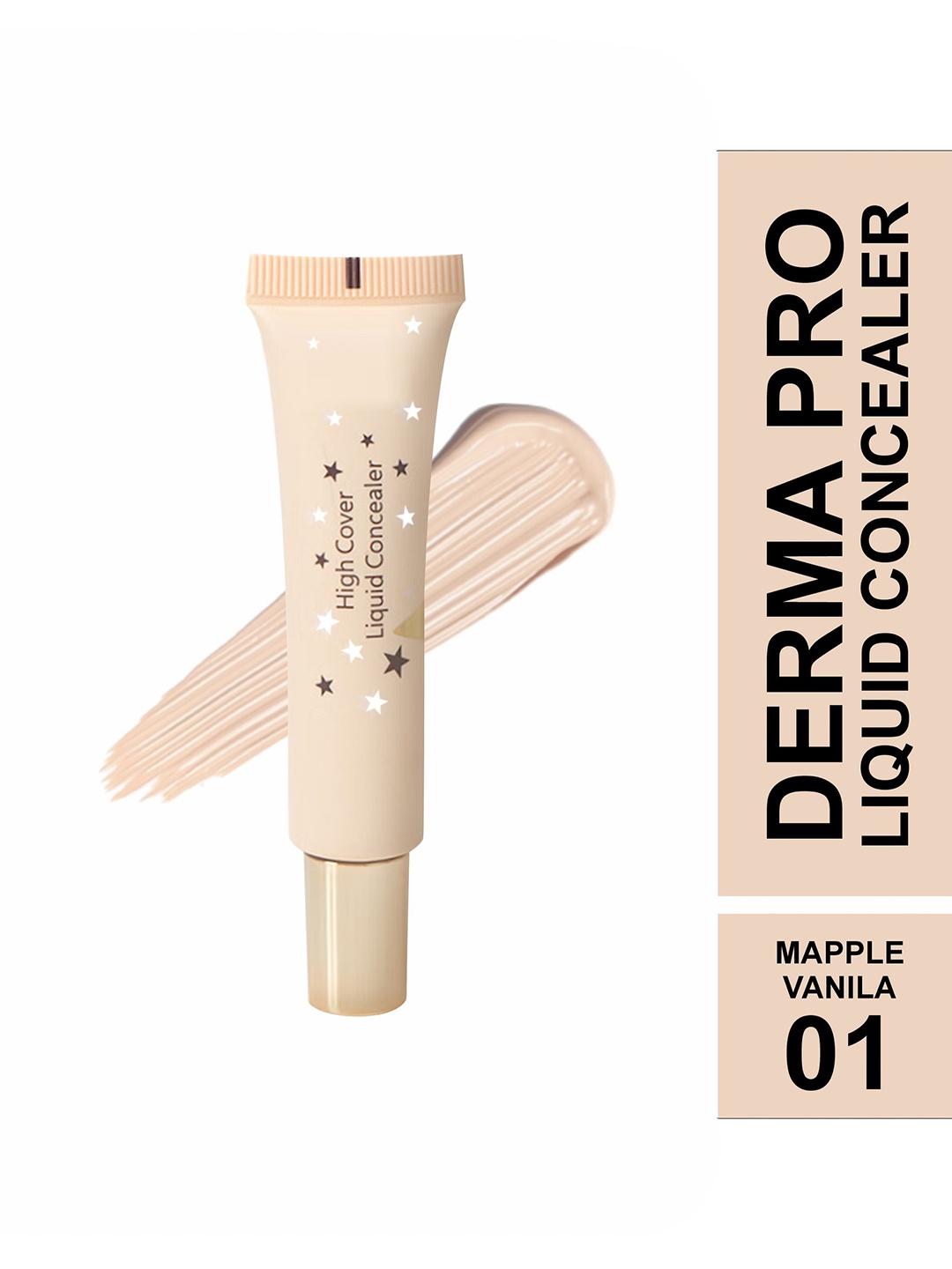 

TEEN TEEN COSMETICS Derma Pro Liquid Concealer For Hide Pigmentation & Scars- 10 g- 01, Beige