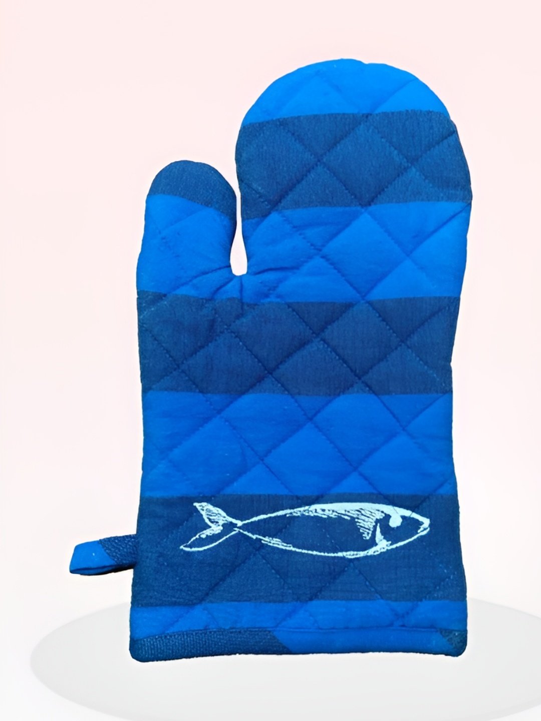 

SAJAVAT Blue & White Printed Pure Cotton Oven Gloves