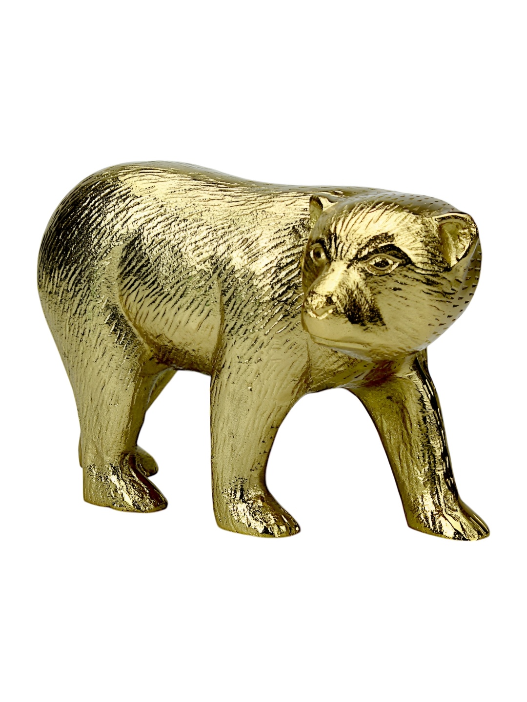 

Hind Decor Gold Toned Elegant Handcrafted Bear Showpiece