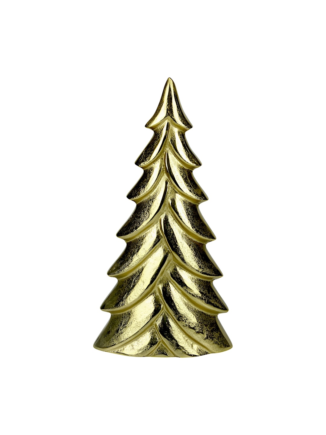 

Hind Decor Gold Toned Christmas Tree Festive Decor