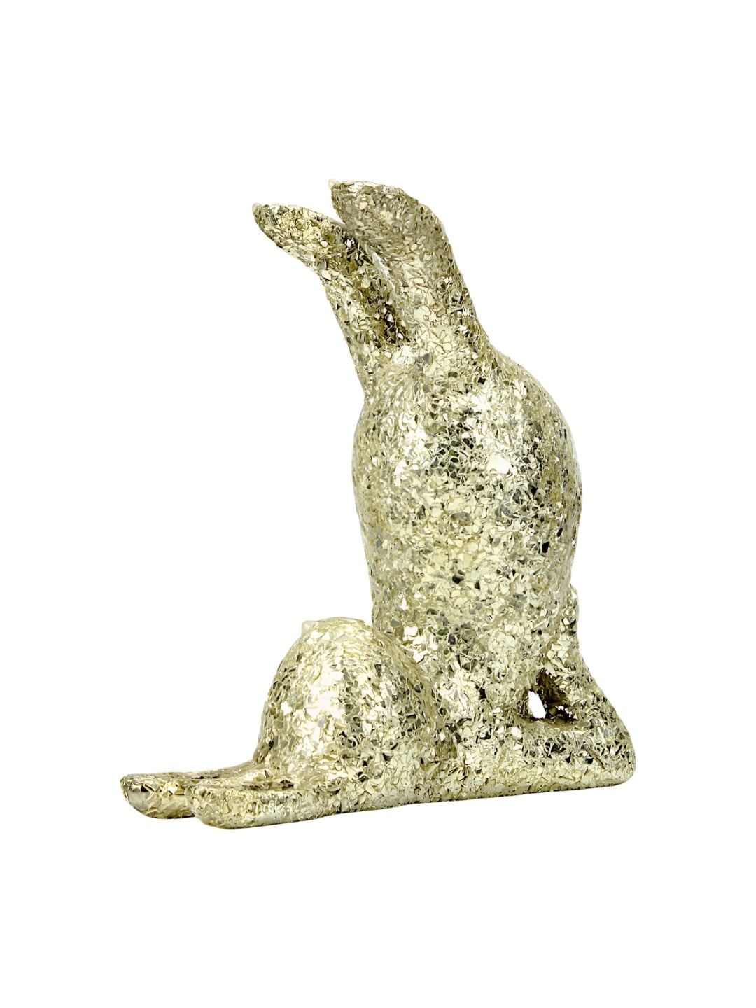 

Hind Decor Gold Toned Elegant Bunny Showpiece