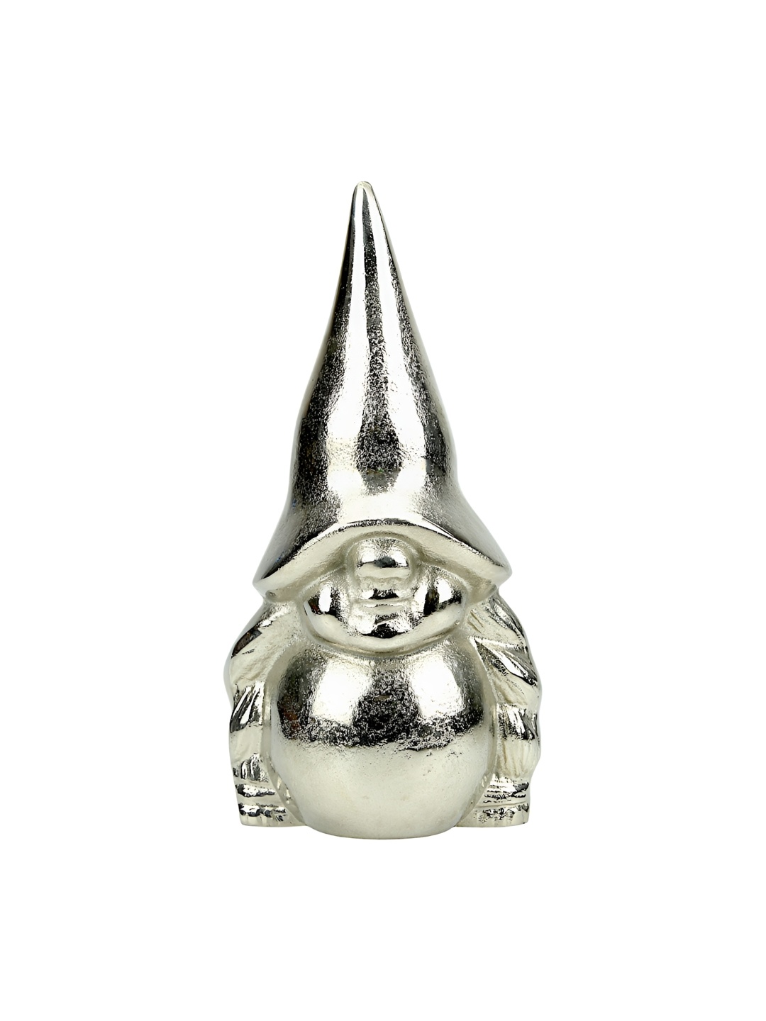 

Hind Decor Silver Toned Santa Claus Showpiece