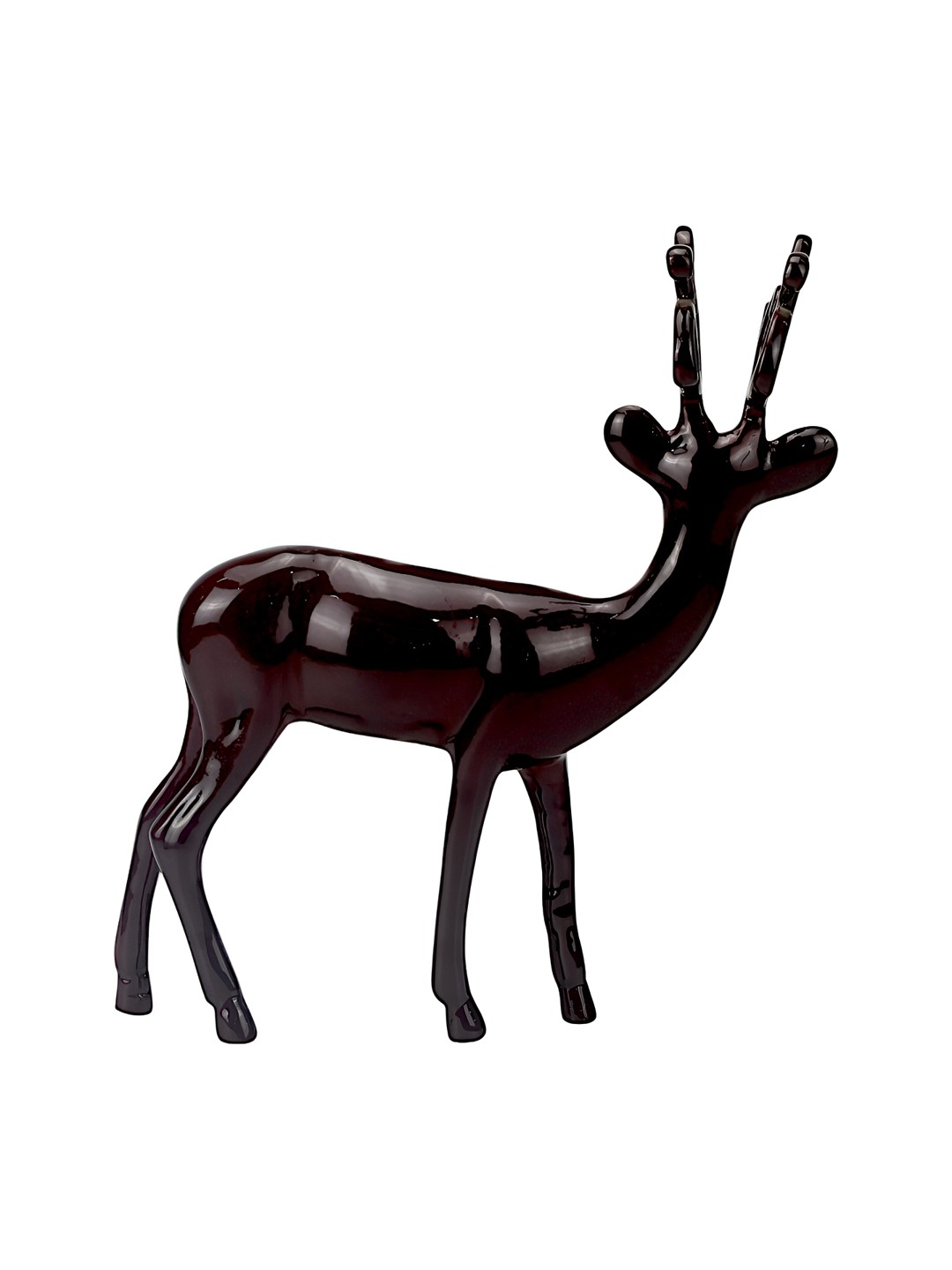 

Hind Decor Red & Black Reindeer Showpiece