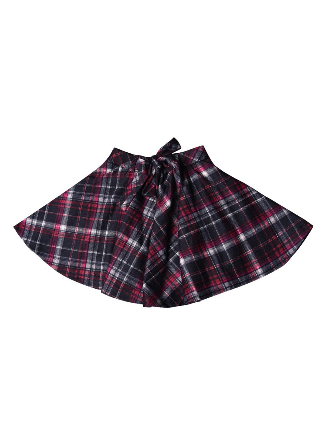 

Hunny Bunny Girls Checked Flared Skirt, Black